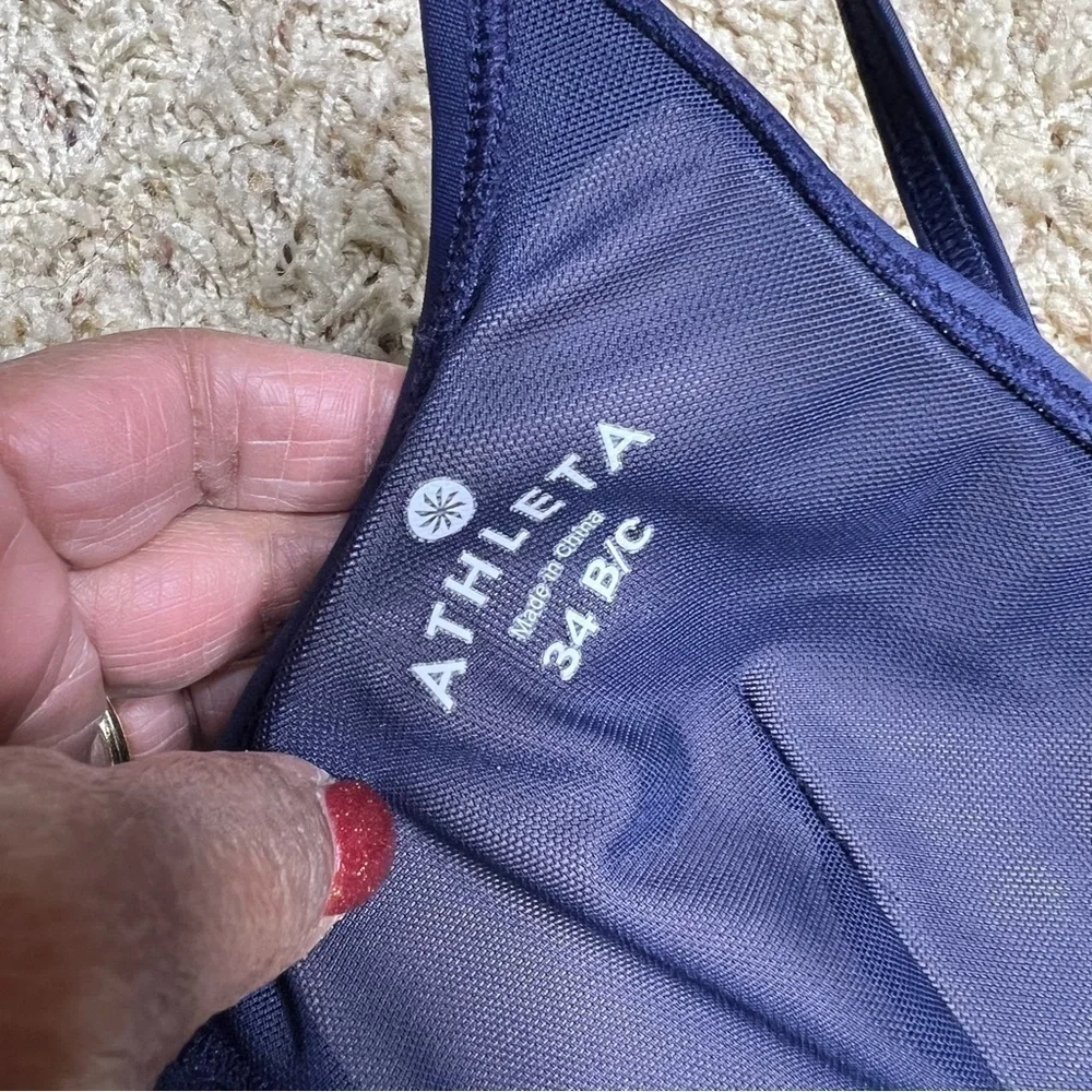 Athleta Navy Convertible Bra